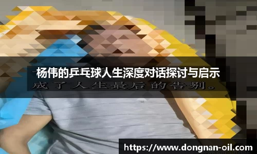杨伟的乒乓球人生深度对话探讨与启示